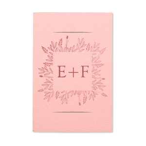 Our custom Poptone Pastel Pink Small Sparkler Sleeve with Shiny Rose Quartz Foil has a Leaf Square Frame graphic and is good for use in Frames, Floral themed parties and can't be beat. Showcase your style in every detail of your party's theme!