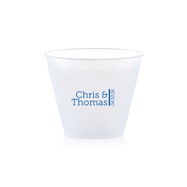 Our custom Matte Teal/Peacock Ink 9 oz Frost Flex Cup with Matte Teal/Peacock Ink Cup Ink Colors will add that special attention to detail that cannot be overlooked.