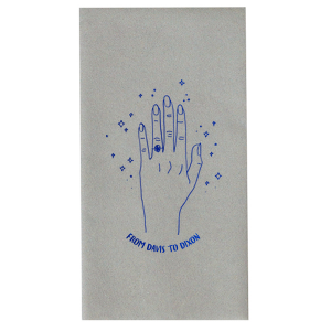 ForYourParty's chic Pastel Pink Linen Like Cocktail Napkin with Shiny Rose Quartz Foil has a Engaged Hand graphic and is good for use in Bridal Shower, Wedding themed parties and will give your party the personalized touch every host desires.