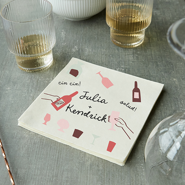  Cin Cin! Salud! Full Color Napkin
