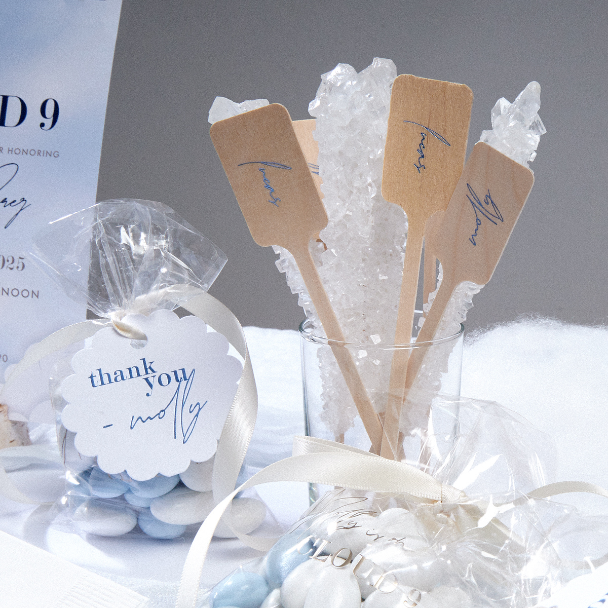 Cloud 9 Bridal Shower Tag