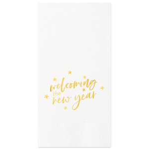 Welcoming The New Year Retail Guest Towel