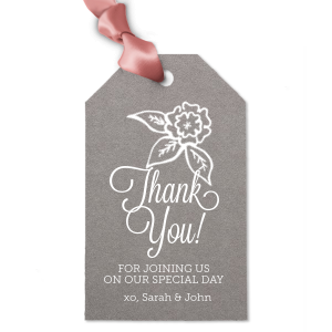 Our custom Natural Slate Luggage Gift Tag with Matte White Foil Color has a Marigold Accent graphic and is good for use in Accents themed parties and can be personalized to match your party's exact theme and tempo.