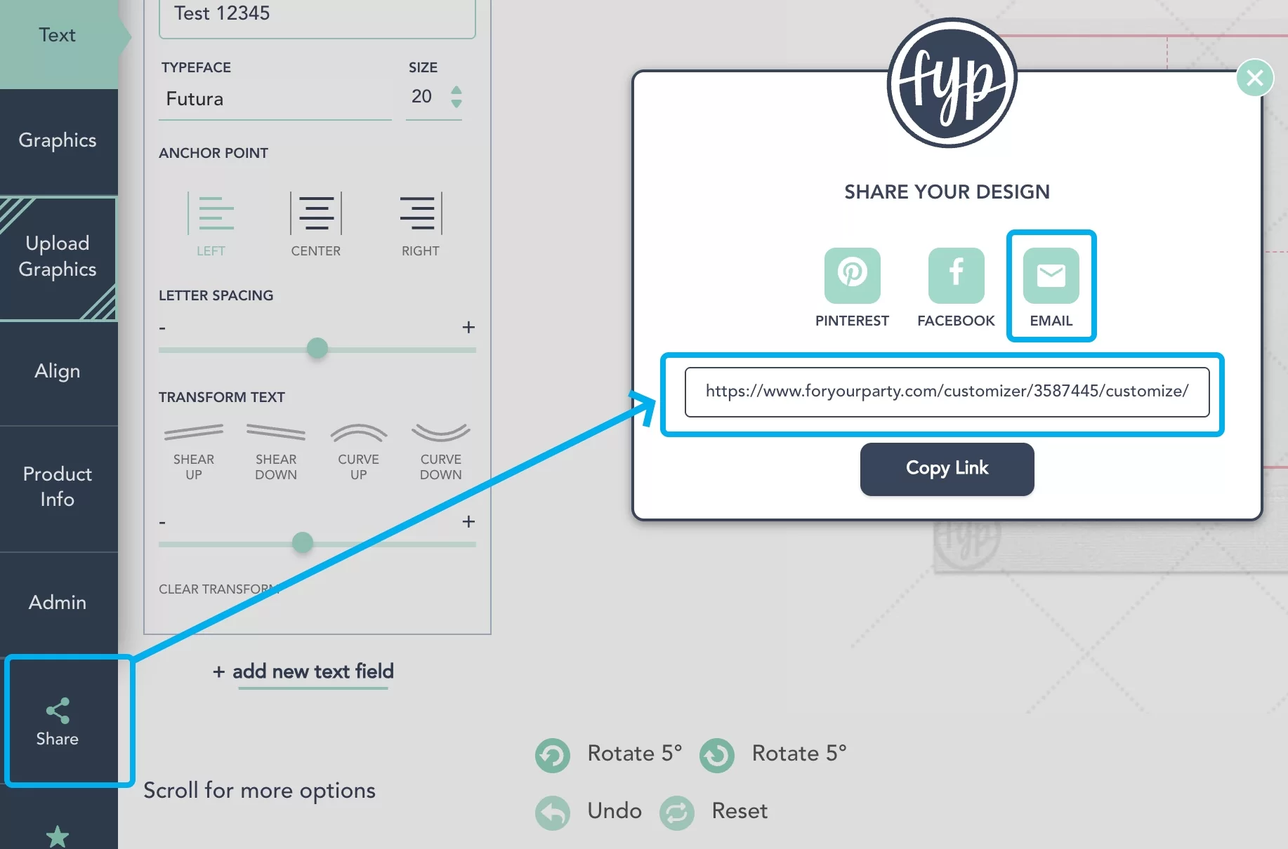 New Design Sharing Features