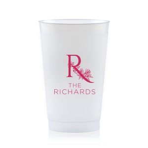 Our beautiful custom Matte Fuchsia Ink 12 oz Frost Flex Cup with Matte Fuchsia Ink Cup Ink Colors can't be beat. Showcase your style in every detail of your party's theme!