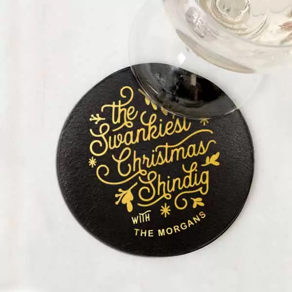 Design Custom Christmas Coasters at For Your Party!