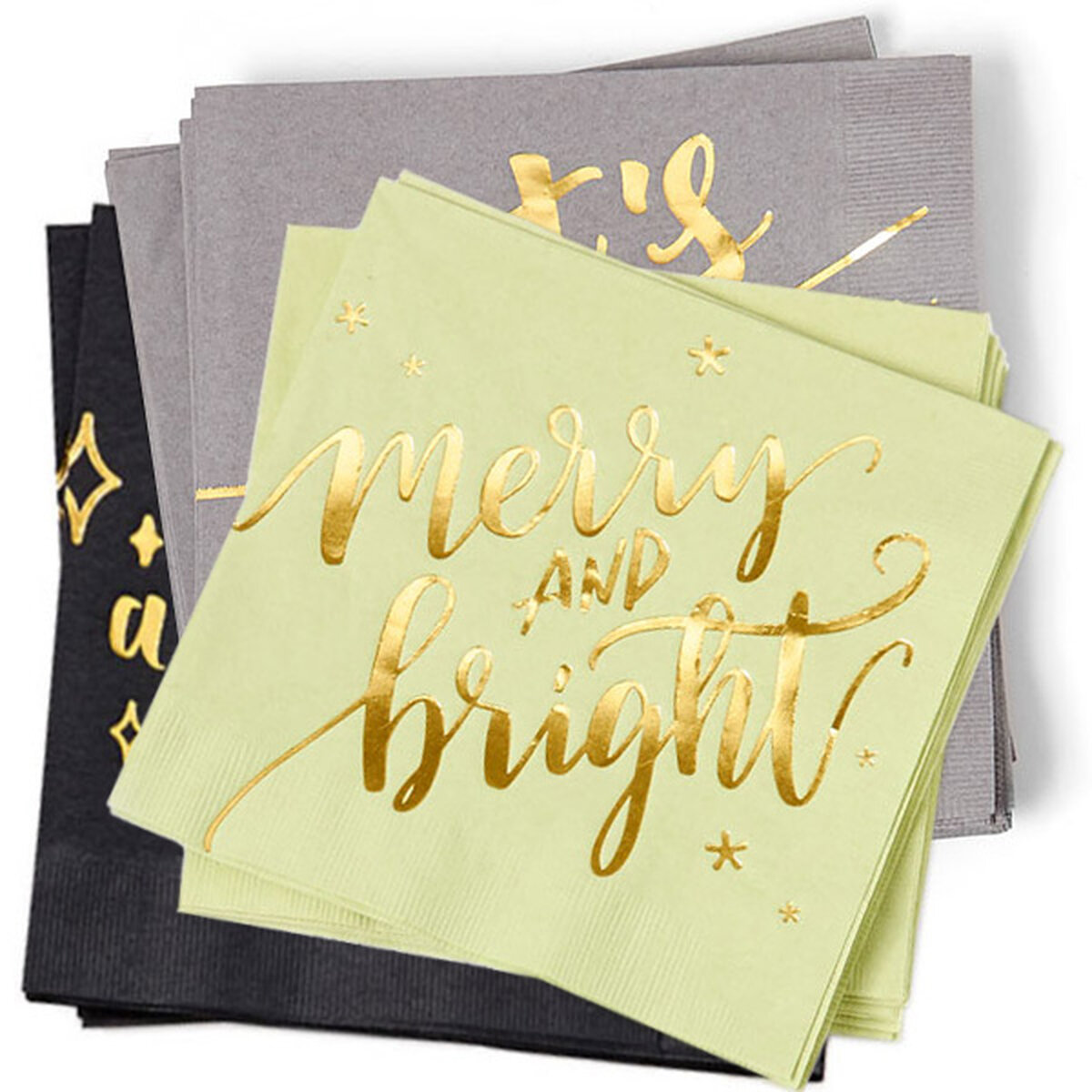 Merry and Bright Holiday Luncheon Napkin Pack