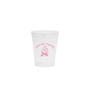 Camp Bachelorette Let's Get Toasted Shot Glass