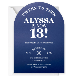 The ever-popular Tween To Teen Invitation is now here ready for you to pick it up! Let this invitation be part of your celebration which will match everyone's vibe.