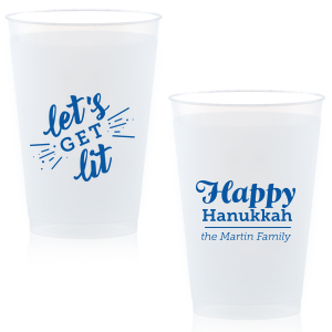 Bright Royal Blue 12oz Plastic Cups