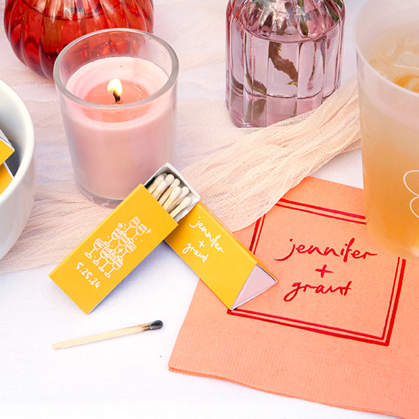 Kitchy Cocktail Hour Toasting Glasses Matches