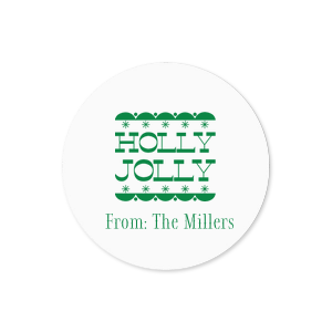 Showcase your seasonal spirit with the Holly Jolly Label. The classic design is perfect for tagging gifts under the tree or for party presents, adding your own personal touch to show you truly care!
