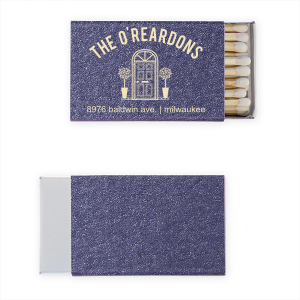 New Hot personalized Matches are here, with your family name and the front door of your apartment! Doesn't it sound like a perfect decoration for your home? Get it today! 