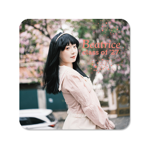 Mark the milestone with the Graduate Name and Class Custom Photo Coaster. Featuring the grad's photo, their name in elegant script, and the graduation year, this design adds a personal and stylish touch to your celebration. Perfect for honoring the achievements of the star of the day!