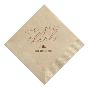 Personalized Bronze Guest Hand Towel with Shiny 18 Kt Gold Foil has a Accent 10 graphic and is good for use in Accents, Floral themed parties and can be personalized to match your party's exact theme and tempo.