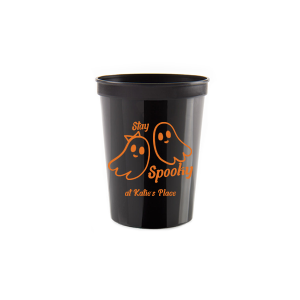 Get groovy this spooky season with the Groovy Halloween Cup. Our custom and cute Halloween decor will add a memorable touch at your Halloween party. Featuring two adorable ghosts, personalize teh design with your own name. 