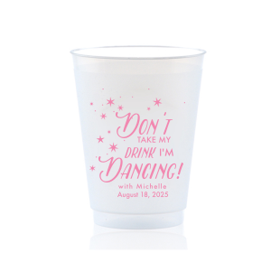 Keep the party going with the Twinkling Stars Cup! Twinkling stars create a festive fireworks display, boldly proclaiming your dance floor dedication. Perfect for those who dance like no one's watching and celebrate in style.