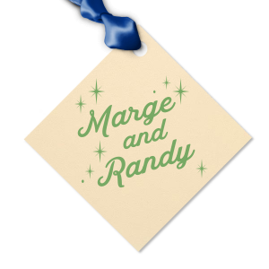 Personalized Stardream Ballet Pink Diamond Gift Tag with Satin Copper Penny Foil will give your party the personalized touch every host desires.