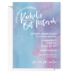 Our custom Watercolor Ocean Foil Stamped Invitation is specially designed for you and it couldn't be more perfect. It's time to show off your impeccable taste.