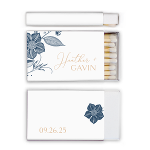 ForYourParty's elegant White Riviera Custom Photo Matchbox with Matte Kraft/Latte Ink Digital Print Colors can be personalized to match your party's exact theme and tempo.