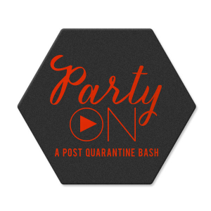 The ever-popular Eggshell Square Coaster with Shiny Poppy Foil will add that special attention to detail that cannot be overlooked.