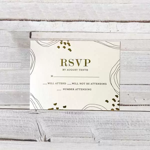 RSVP Card (Foil)