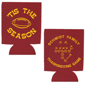 Football Tis the Season Can Cooler