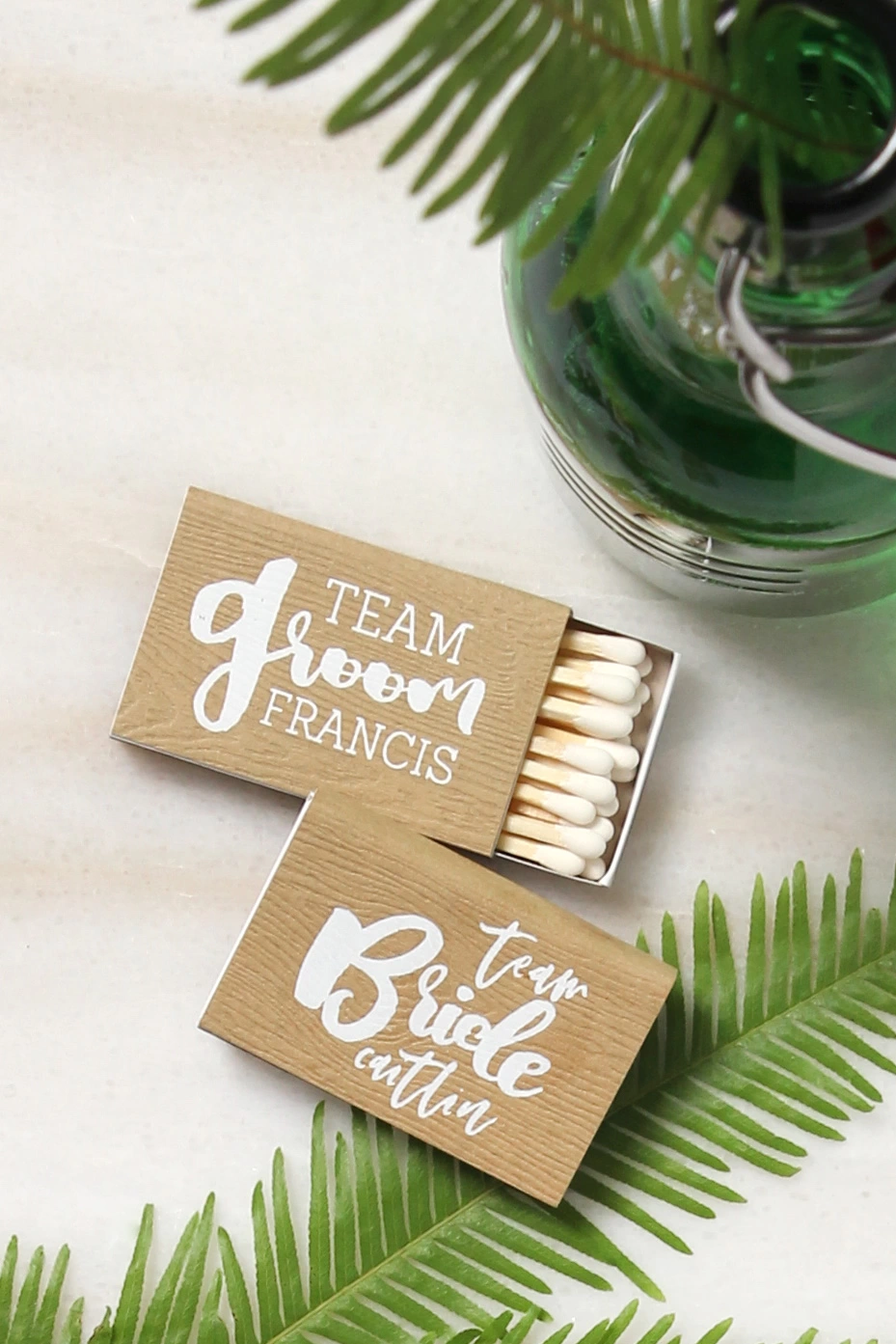 personalized bachelor and bachelorette party classic matches