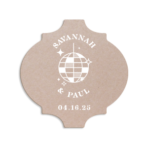 The Retro Wedding Coaster is here with an amazing graphics with a Disco Ball and your name on it! Let's celebrate in style, bring your favorite coasters and put your favorite drink on them! Everyone will love them! 