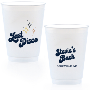 Enjoy one last spin with the Last Disco Full Color Birthday Cup, perfect for your next momentous birthday bash! The full color screen-printed cup features your customizable text to next show off your personalized party goods. Customize your party design today!