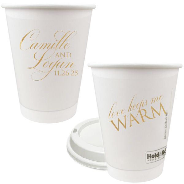 Gothic Glam Names Paper Cup