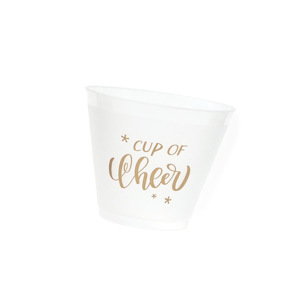 Cup of Cheer frosted cup