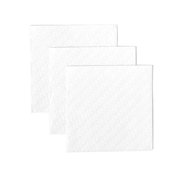 White Woven pretty napkins