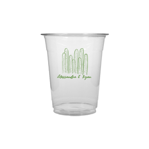 Cool down at your summertime party event with the Southwest Cactus Cup. Featuring a screen print of hand-drawn cactuses above customizable text, the cup is available in your choice of styles and colors to best match your party's unique vibes.