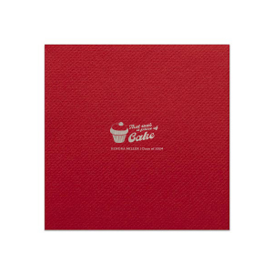 Add a sweet touch to the graduation festivities with the Piece of Cake Graduation Napkin, featuring a delightful cupcake graphic and the playful phrase "That was a piece of cake," along with the graduate's name and year. A lighthearted nod to their accomplished journey.