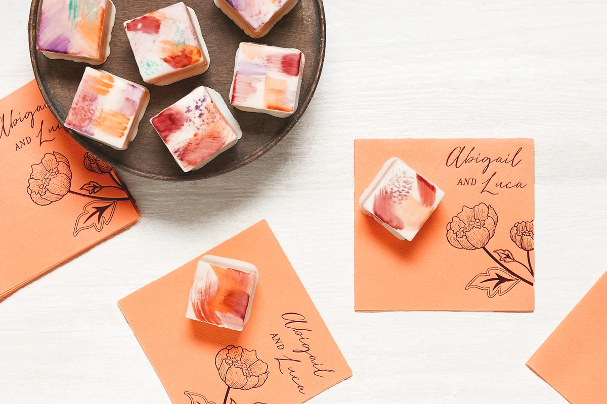 Eye Catching and Fabulous Wedding Cocktail Napkins 