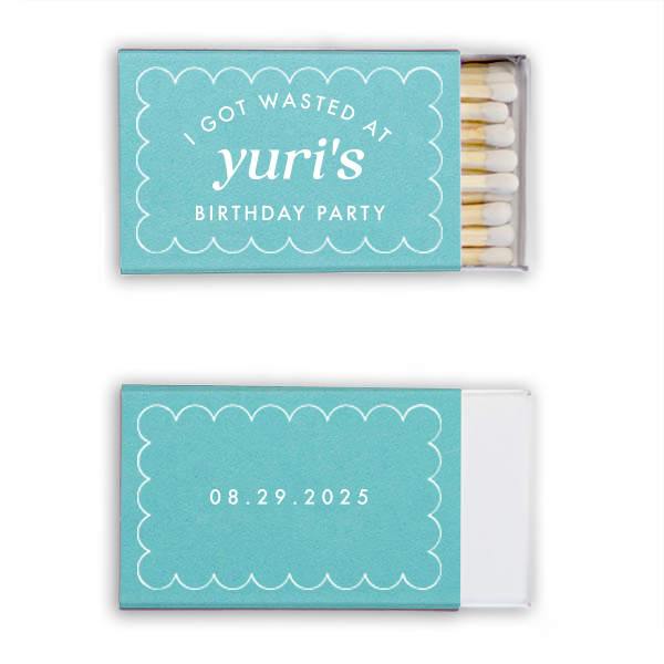 Scallop Birthday Matches