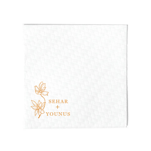 Floral First Names Napkin