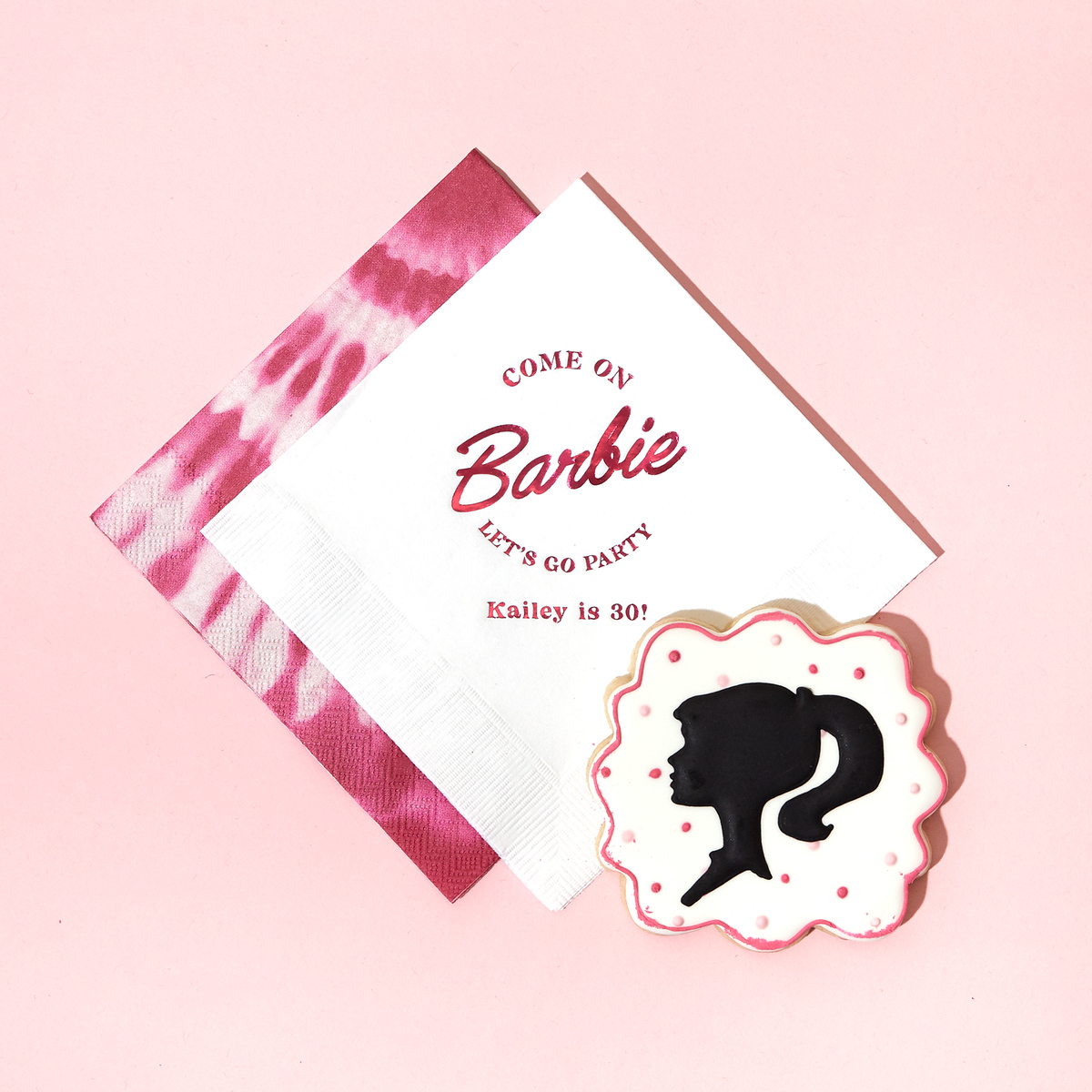 Barbie Birthday Napkin