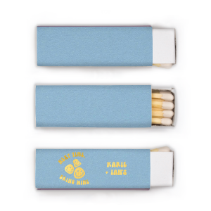 The Next Time Bring Wine Smilies Matches is a fun and cheeky design that is sure to bring a smile to your guests' faces. With its playful and whimsical design, this product is sure to be a hit at any event. Great for a house warming party to give your guests or to receive as a new home present! 