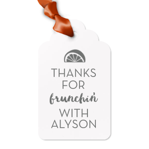 The ever-popular Poptone Fuschia Arch Gift Tag with Matte Mimosa Yellow Foil Color has a Lemon Wedge graphic and is good for use in Food, Drinks themed parties and will add that special attention to detail that cannot be overlooked.