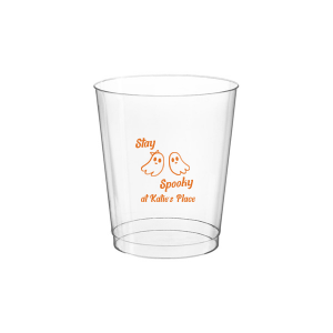 Get groovy this spooky season with the Groovy Halloween Cup. Our custom and cute Halloween decor will add a memorable touch at your Halloween party. Featuring two adorable ghosts, personalize teh design with your own name. 