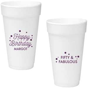 Customizable Foam 20oz Cups Hornabet L – Alexa Pulitzer