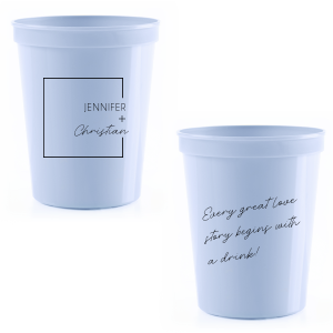 Our custom Frame Names Cup with custom Ink Colors will give your party the personalized touch every host desires.