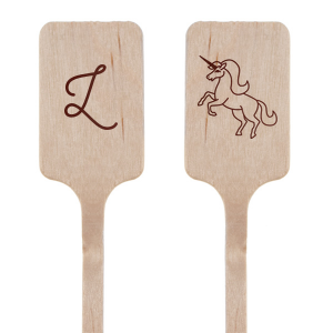 Custom Shiny Turquoise Round Stir Stick with Shiny Turquoise Foil has a Unicorn graphic and is good for use in Animals, Kid Birthday, Birthday themed parties and will add that special attention to detail that cannot be overlooked.