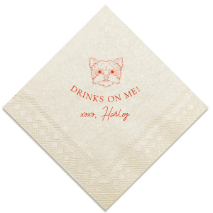 Your wedding isn't complete without your Yorkshire Terrier! Personalize your wedding party accessories with clipart of your cute Yorkshire Terrier. 