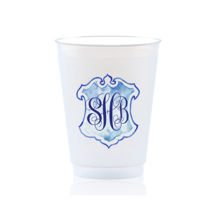 Our beautiful custom Matte Cobalt Ink Custom Photo 16 oz Frost Flex Cup with Matte Cobalt Ink Digital Print Colors will look fabulous with your unique touch. Your guests will agree!