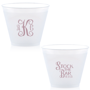 Our Stock the Bar Monogram Cup will give your party the personalized touch every host desires.