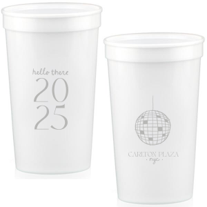 Cheers to the new year with the Hello New Year 2025 Cup! The trendy cup is perfect for holiday parties, available in a variety of sizes, styles and colors to best suit your party-going needs.