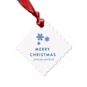 Decorate your gift like never before. This Letterpress Gift Tag with amazing graphics with Snowflakes and Merry Christmas letters will make their day! Get your Gift Tag now! 